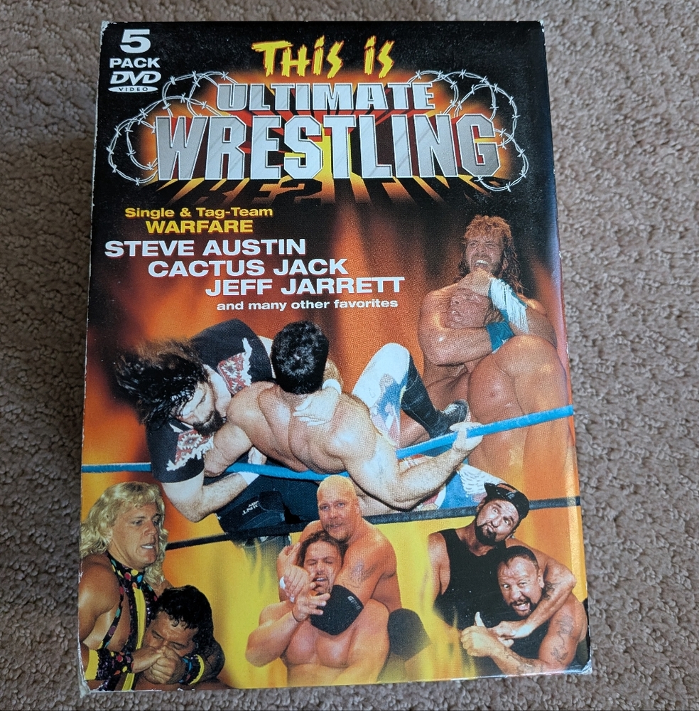Ultimate Wrestling: Single & Tag Team Warfare 5 DVD Box Set 2001 - 250 Minutes